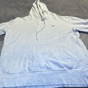 Lacoste grey hoodie size 5